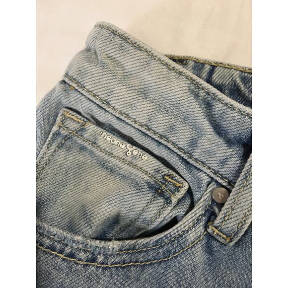 Insane Gene High Rise Destroyed Loose Straight Jeans Size 9/28 - Picture 6 of 14